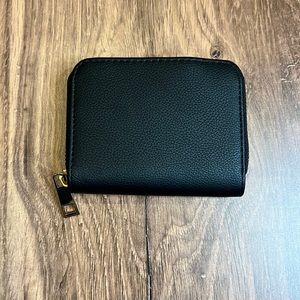 a new day  Small black wallet